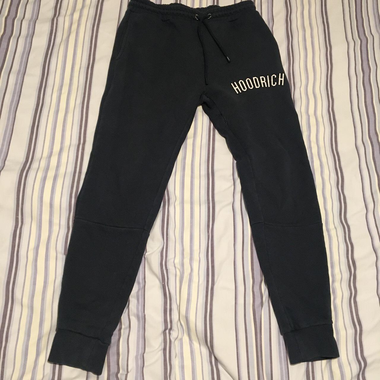 Hoodrich tracksuit Navy and black Worn but good... Depop