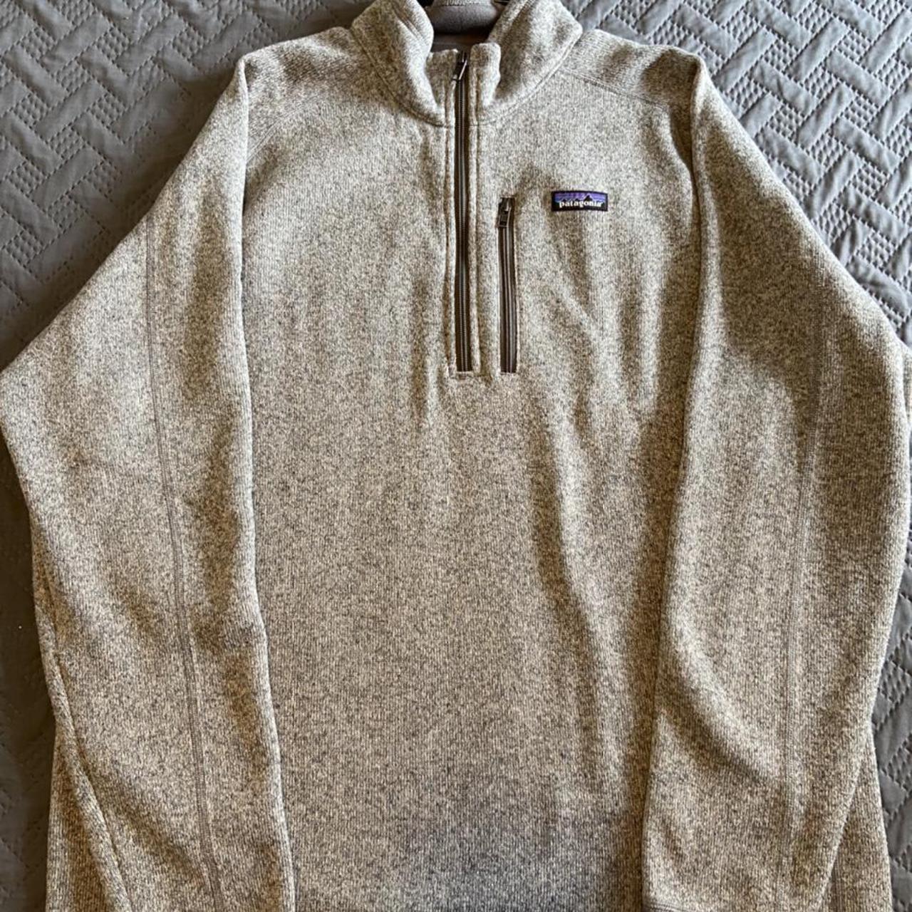 patagonia 1/4 zip fleece w/vail patch on right... - Depop