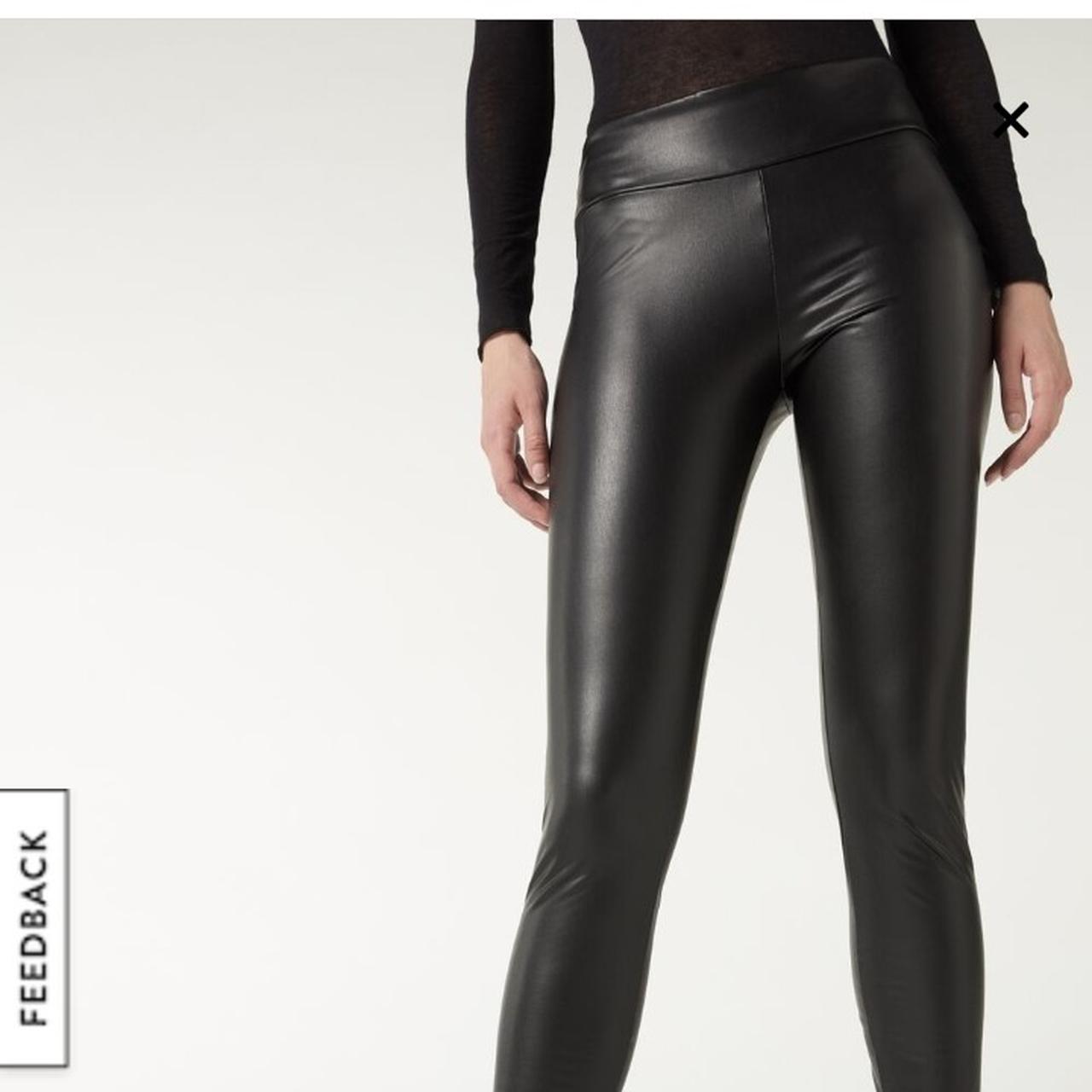 Calzedonia Leather Pants - Depop