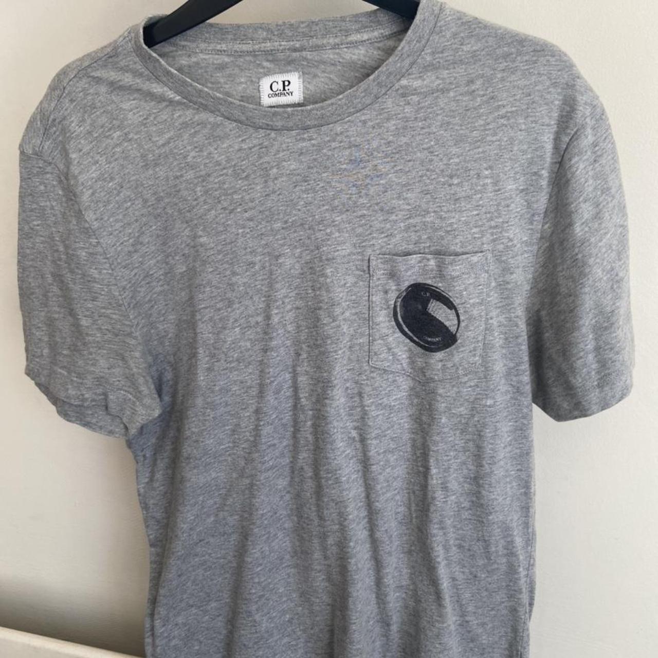 CP Company Men's Grey T-shirt | Depop