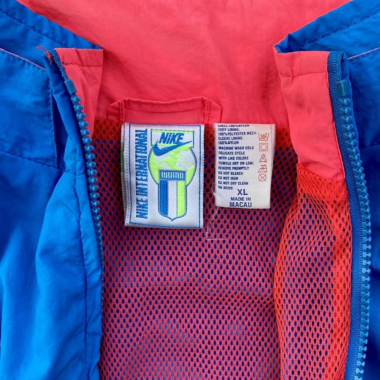 Vintage Nike International neon windbreaker...