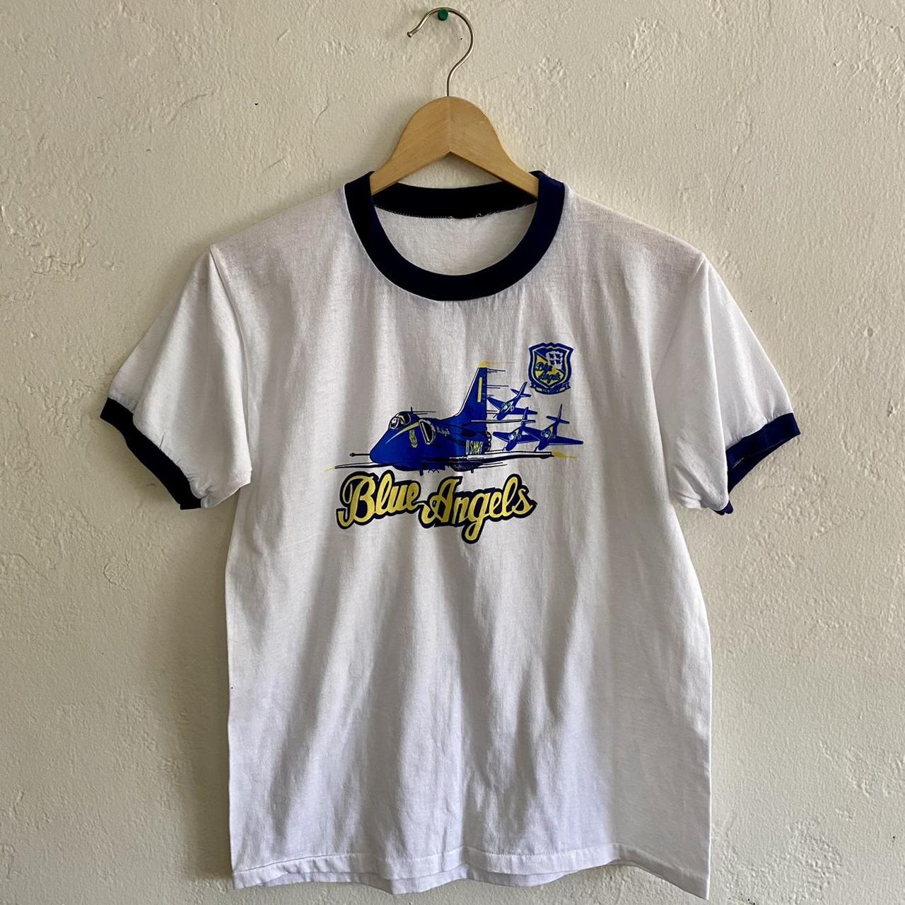 Mens Jets Throwback Ringer Tee