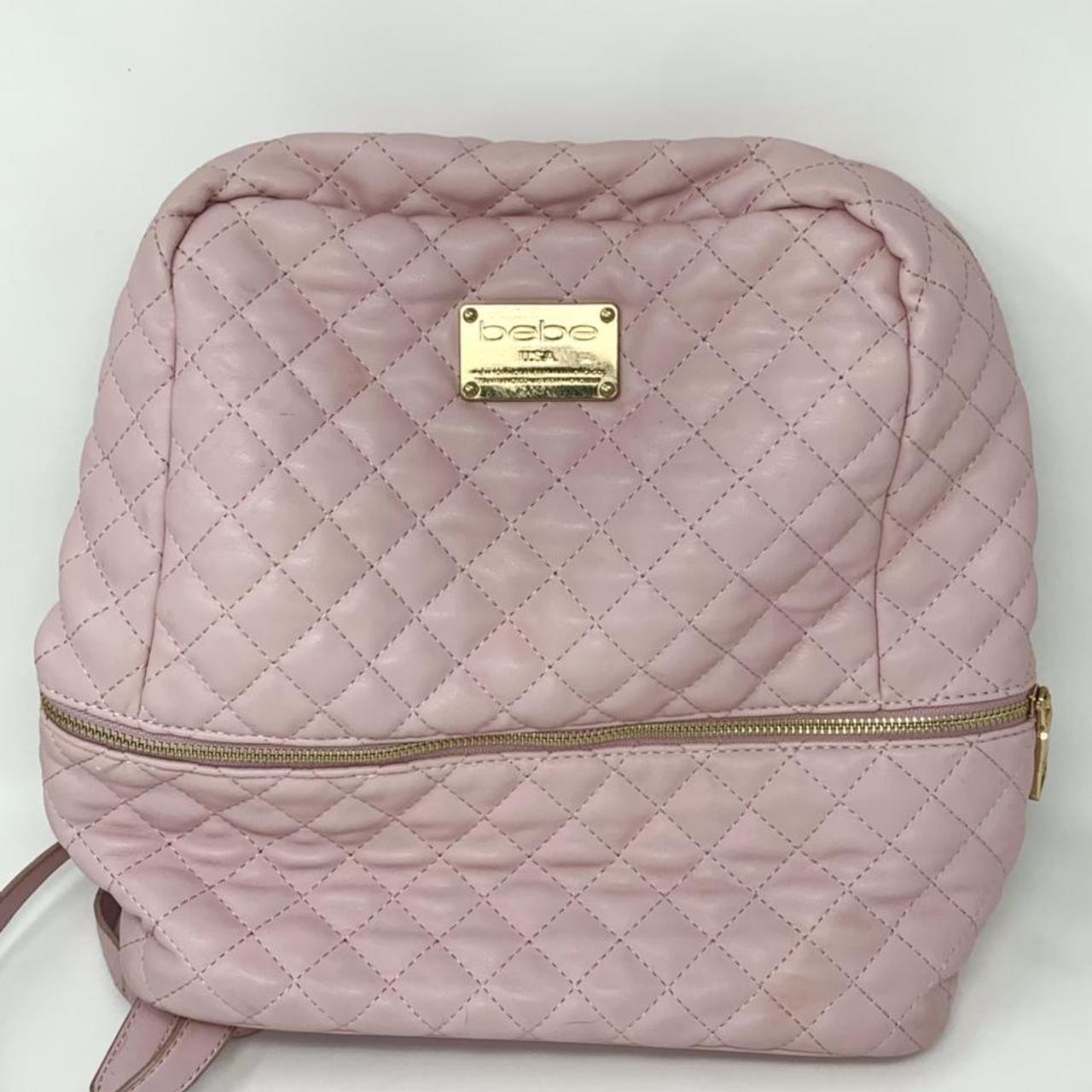 bebe danielle velvet backpack