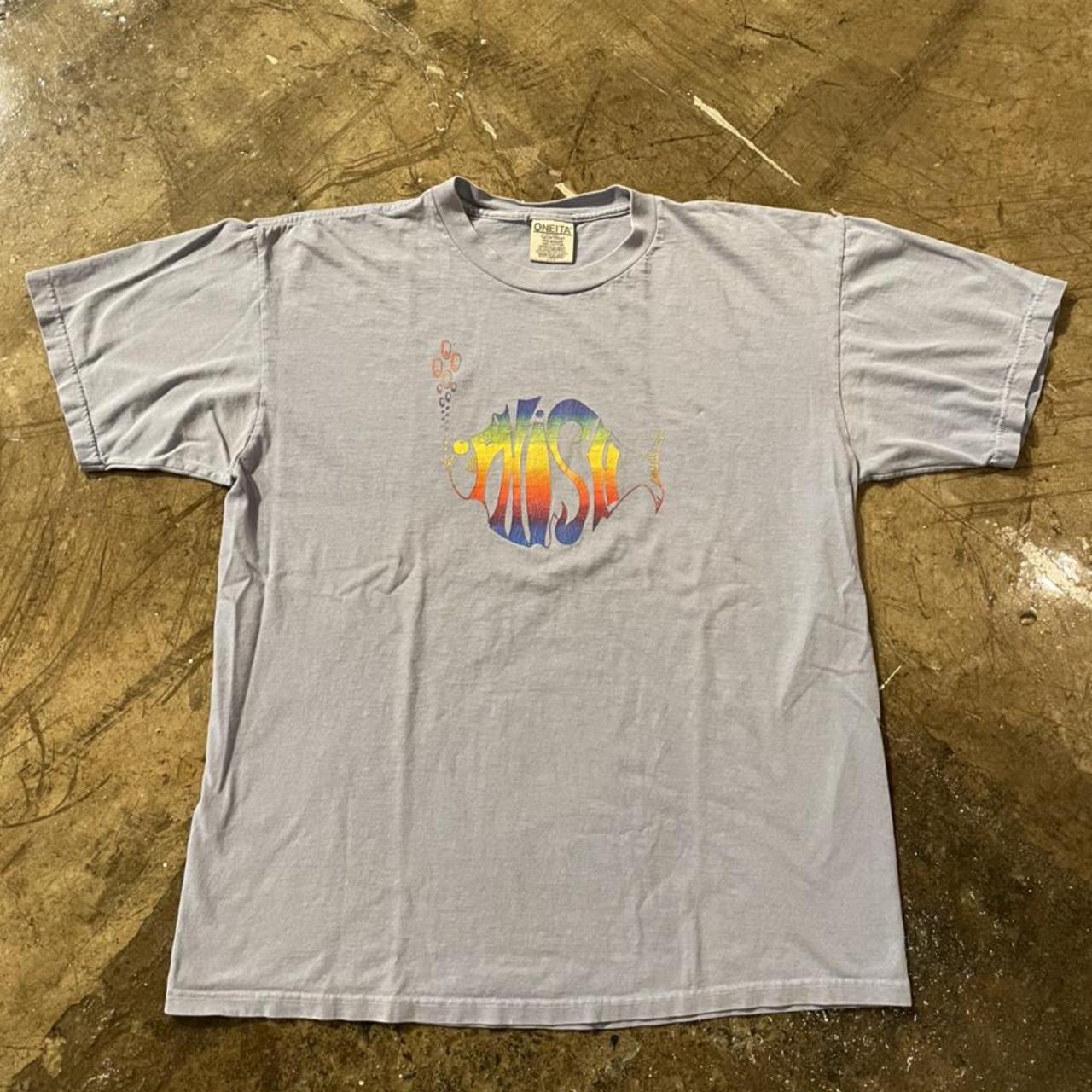 Vintage 90s Phish Summer Tour 1999 Multi color logo... - Depop