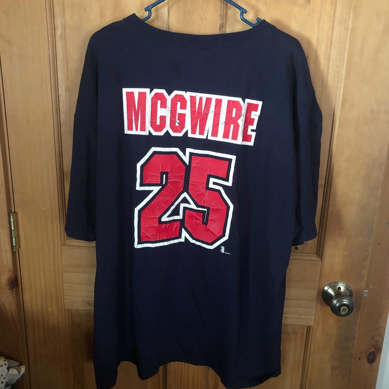 Vintage Starter MARK McGWIRE St Louis Cardinals Mens - Depop