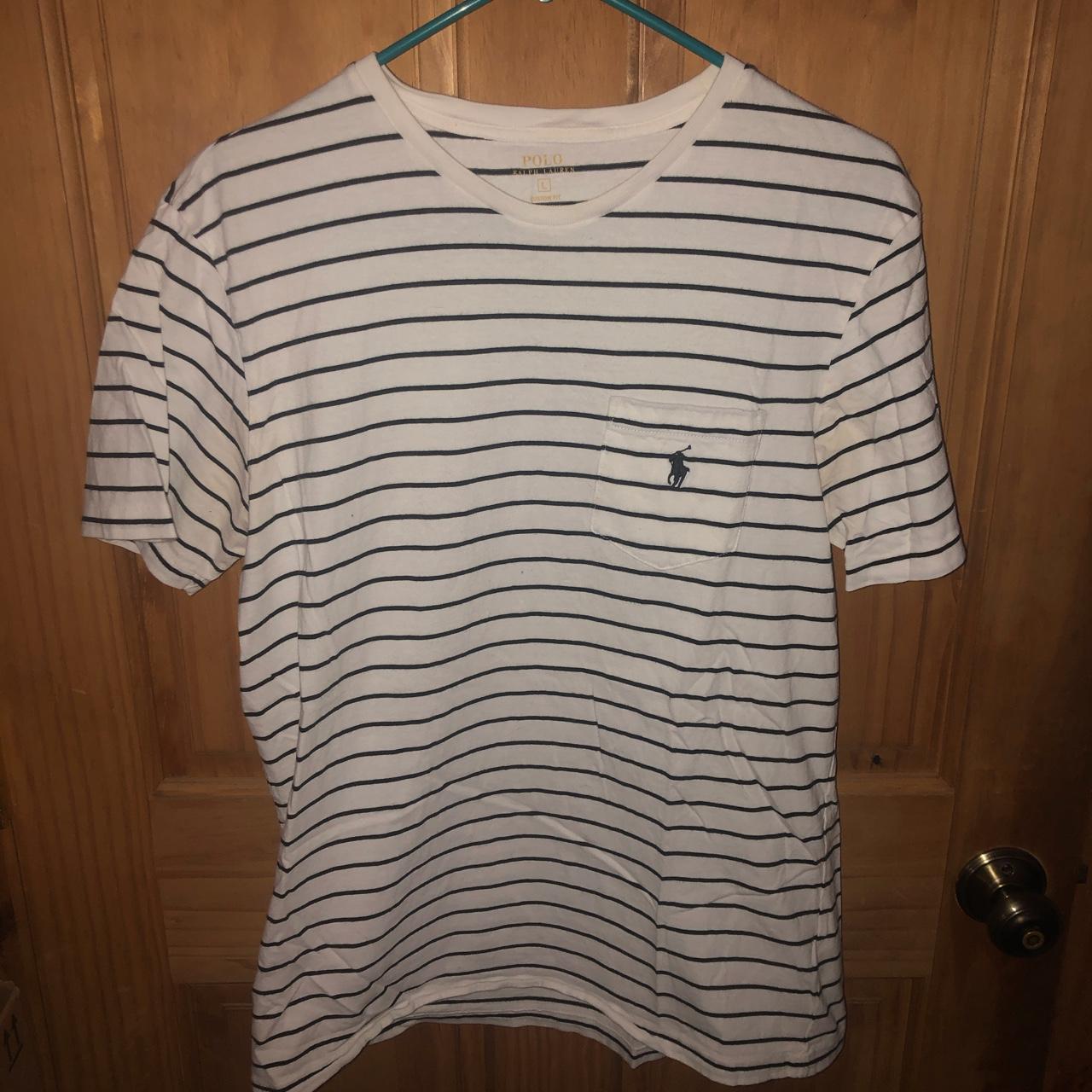 Polo ralph lauren top striped pocket tee