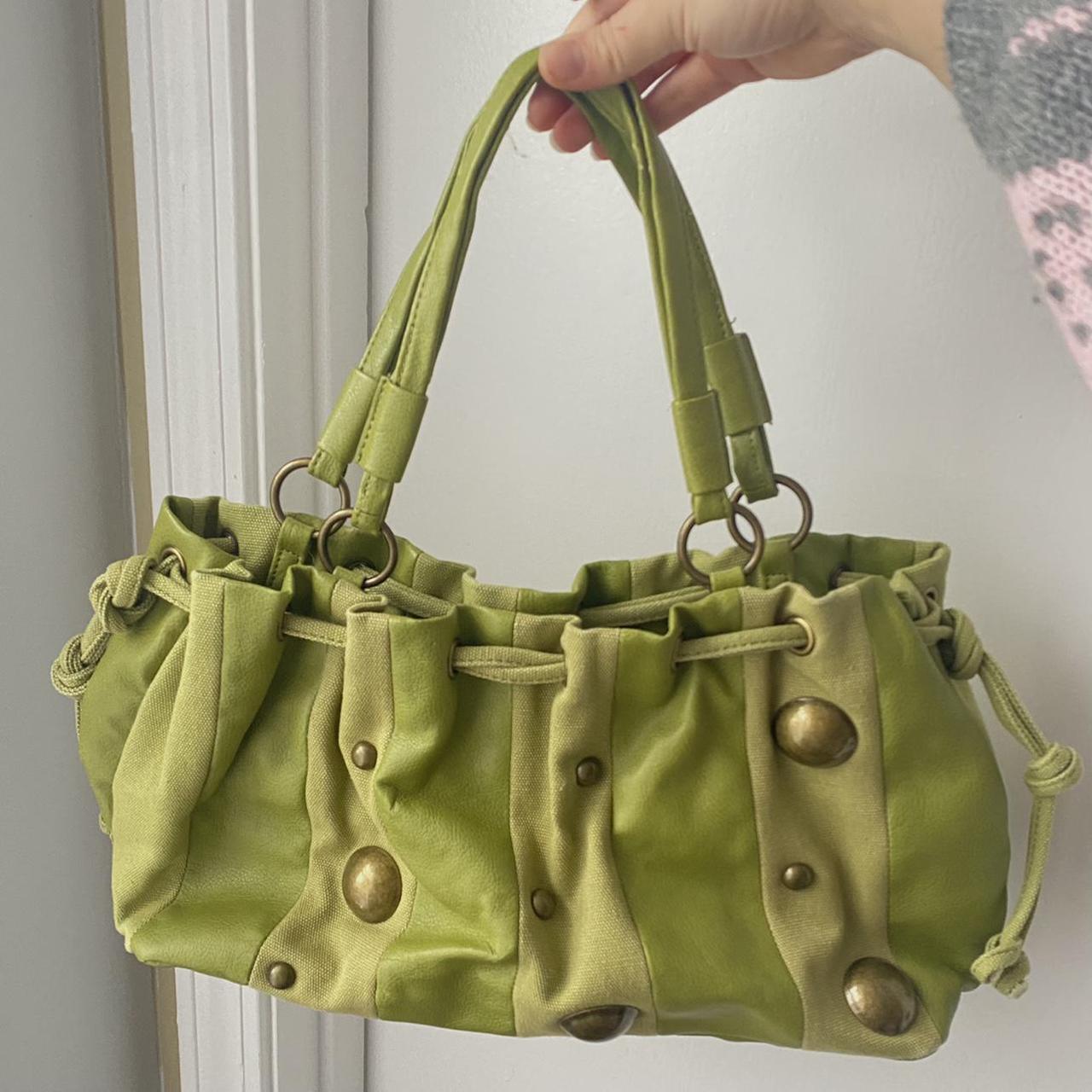 light green purse