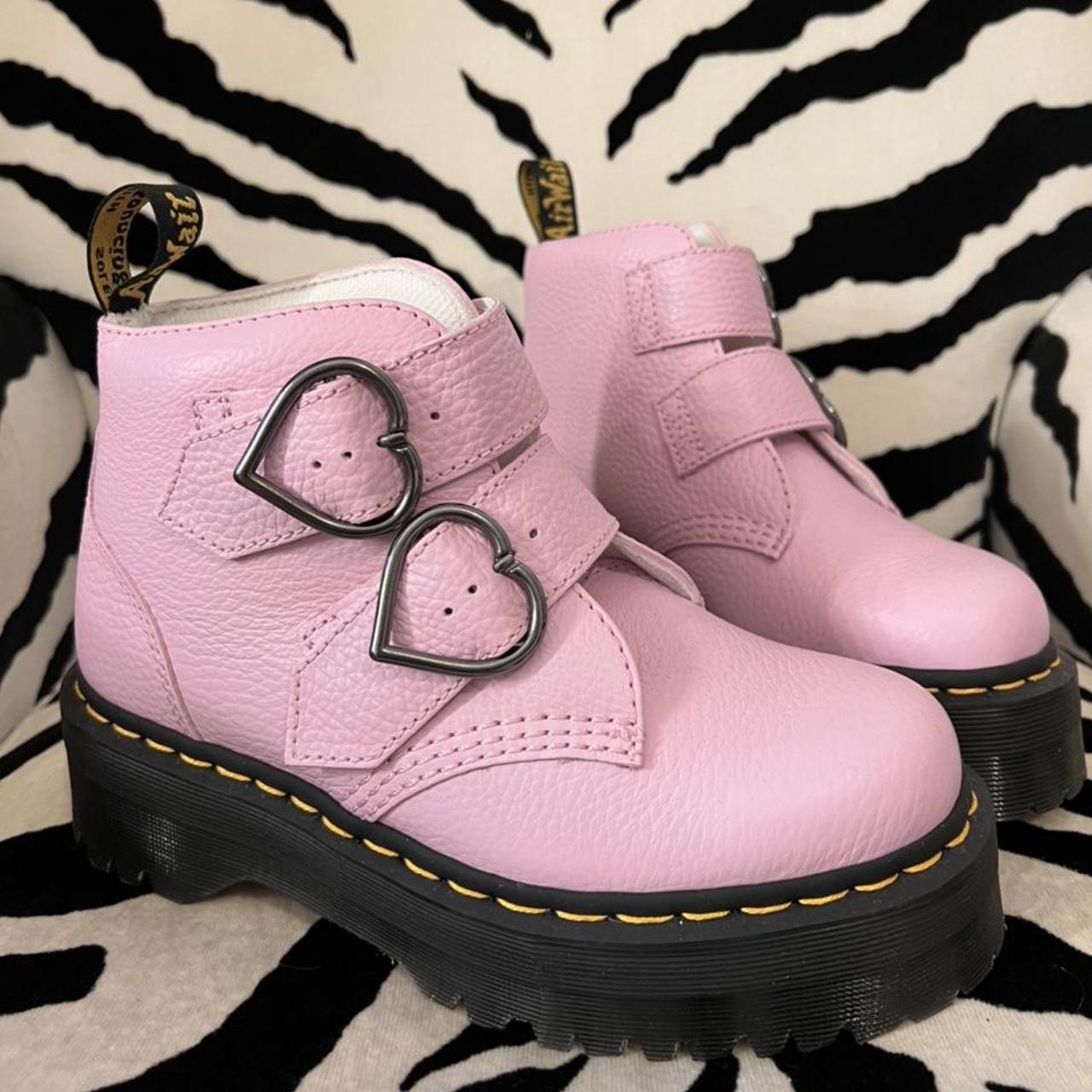 pink dr martens size 5