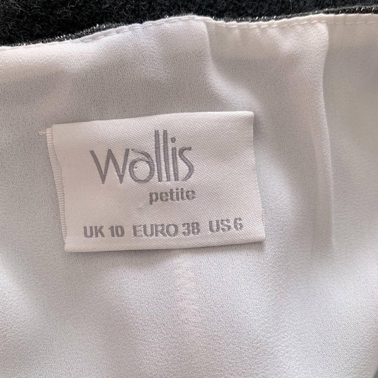 Wallis Women's Grey and White Blouse (3)