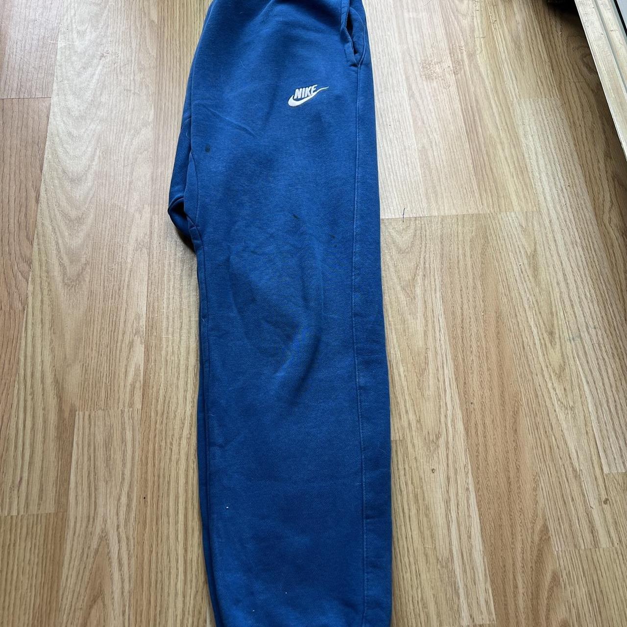 Nike blue joggers / sweatpants Size small Worn Depop