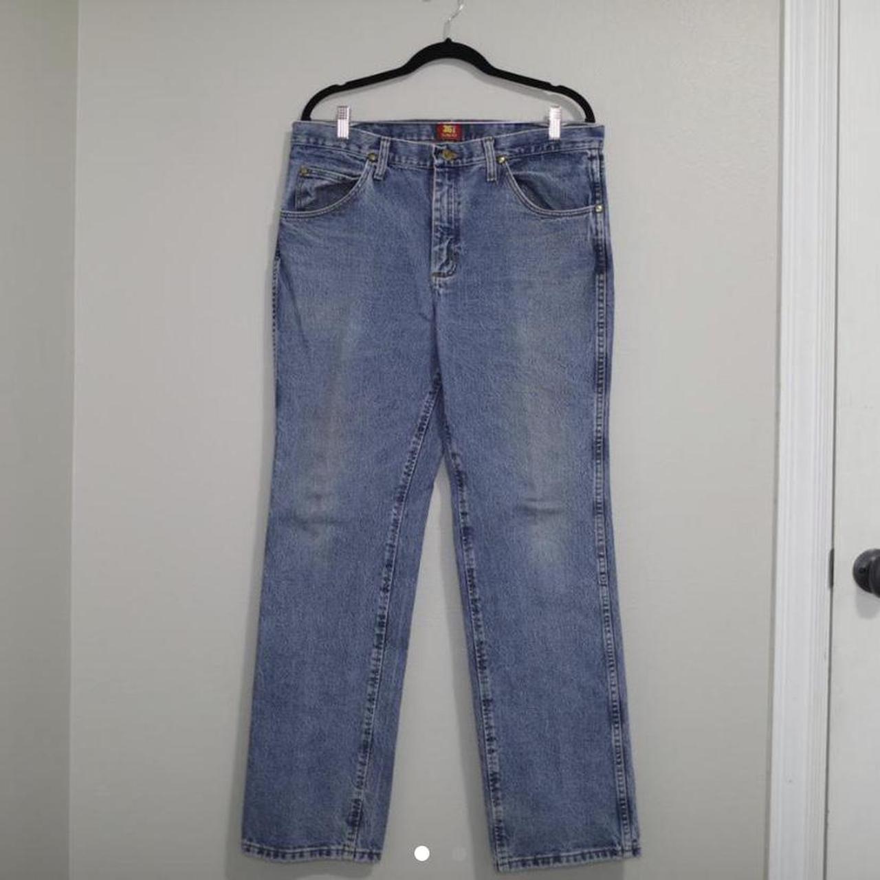 Baggy Wrangler Jeans No flaws Great quality! Size:... - Depop
