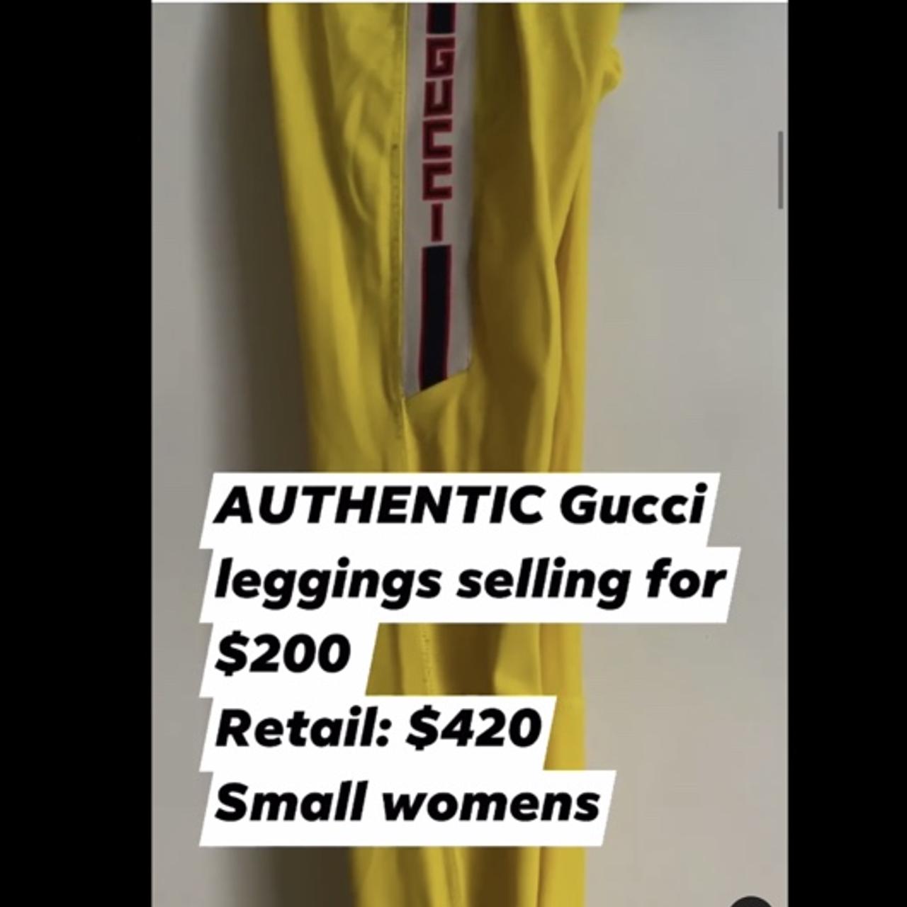 Authentic! Yellow gucci leggings dm for more