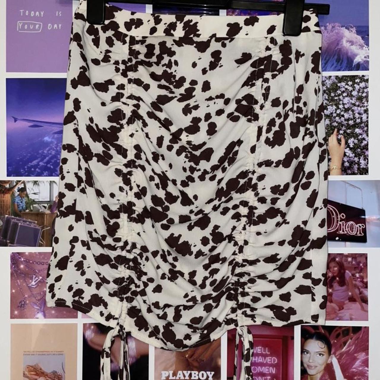 nasty gal cow print boots