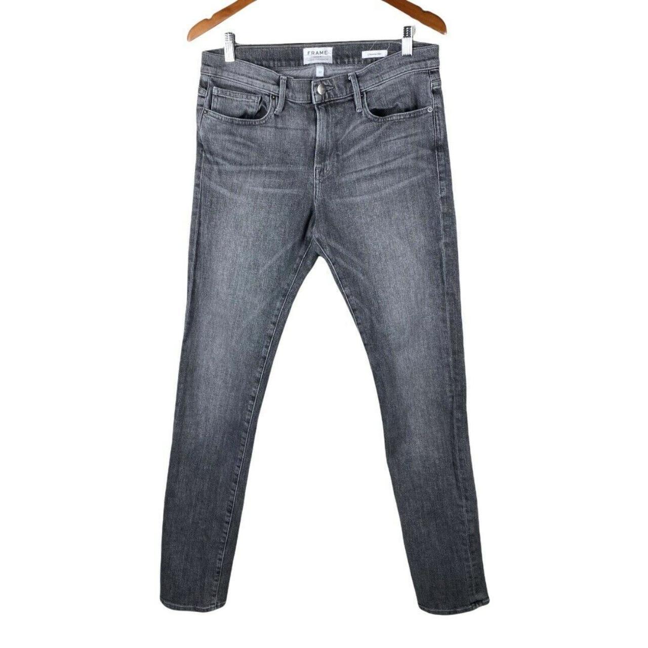 Men's Frame Denim Cotton L'Homme Skinny Fit Jeans in... - Depop