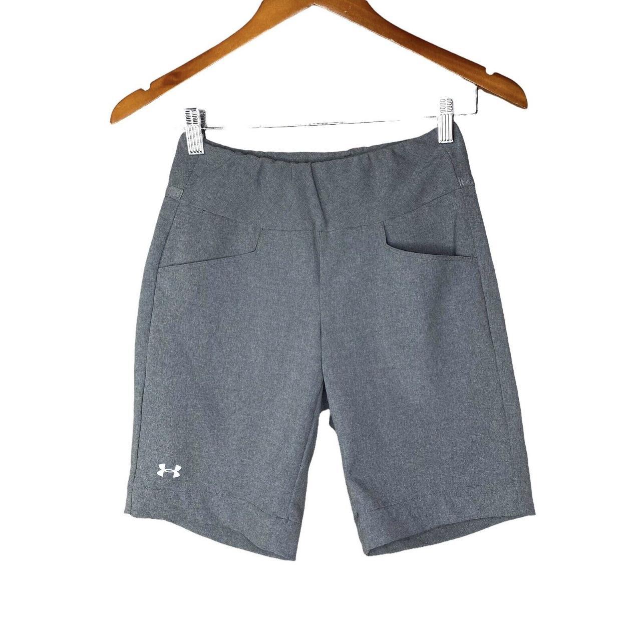 under armour fitted grey Mid Thigh shorts Elastic... Depop