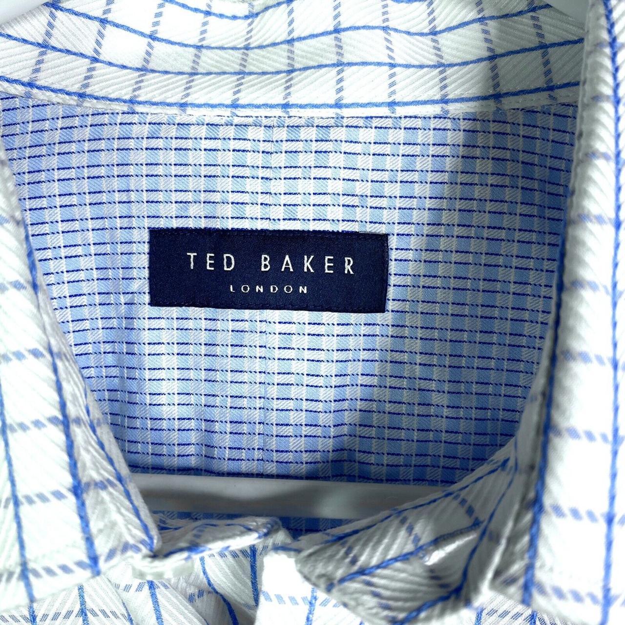 Ted Baker Endurance Blue Check Long Sleeve Shirt Depop