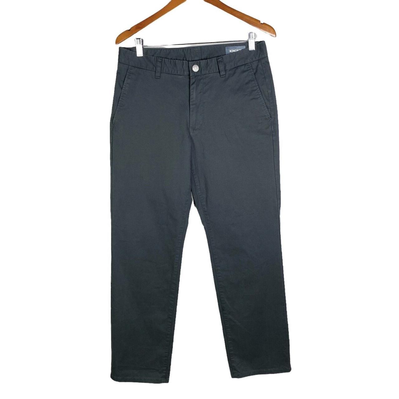 Bonobos Pants Mens 31x30 Gray Tailored Straight... - Depop