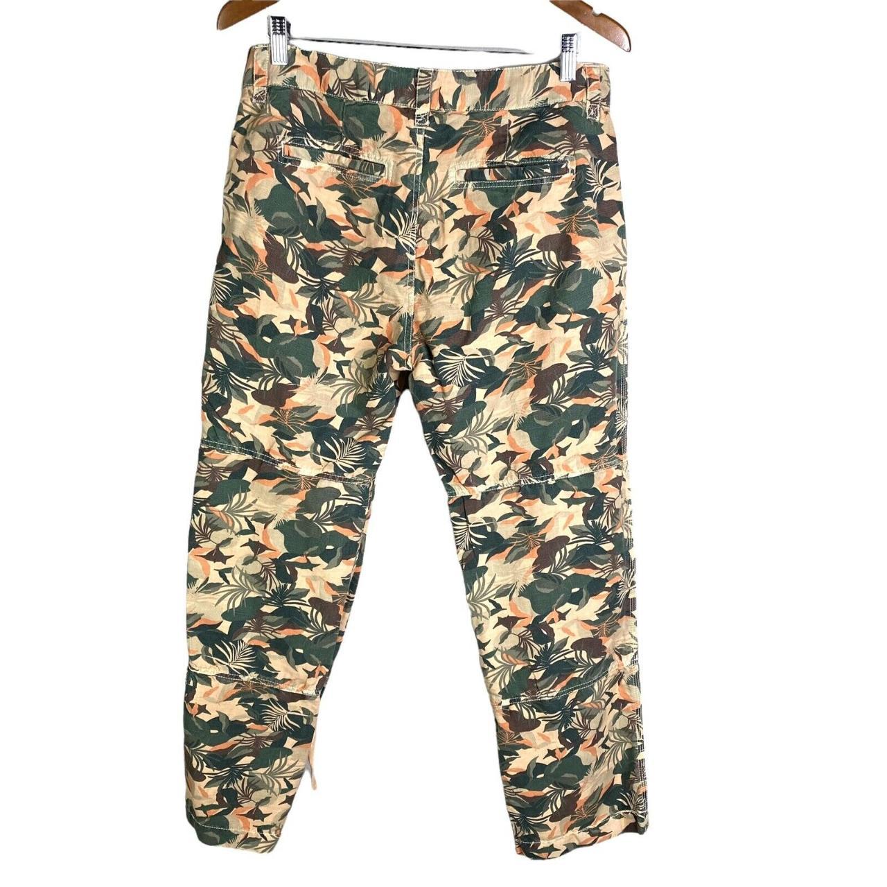 sundance lagoon camo pants Women’s Size 8 Linen... - Depop