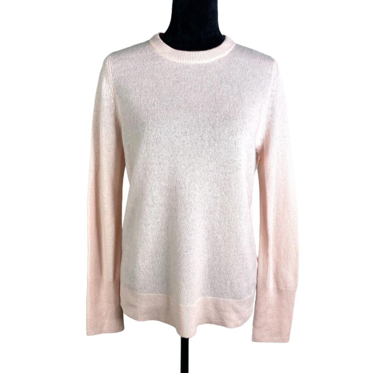 Halogen Crewneck 100% Cashmere Sweater in Pink... - Depop