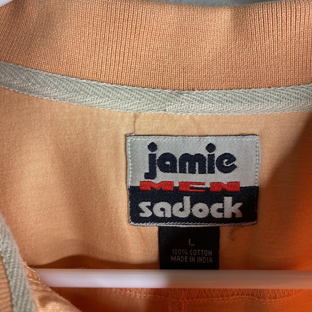 jamie sadock men’s orange Golf Polo Shirt Size Large... - Depop