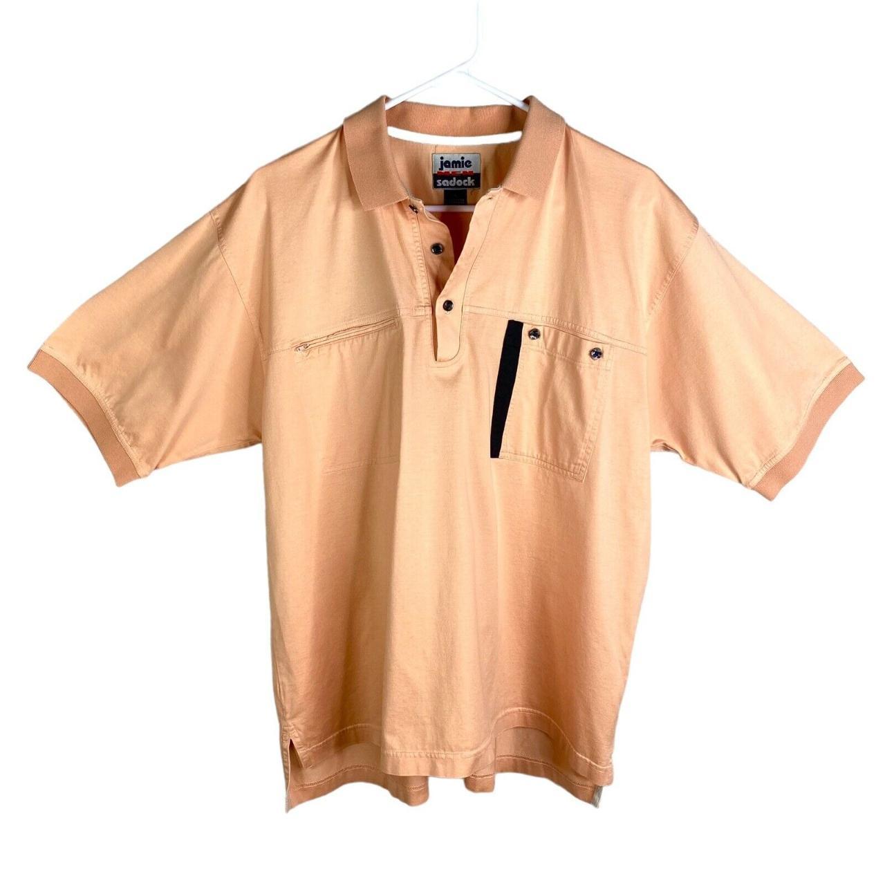 jamie sadock men’s orange Golf Polo Shirt Size Large... Depop