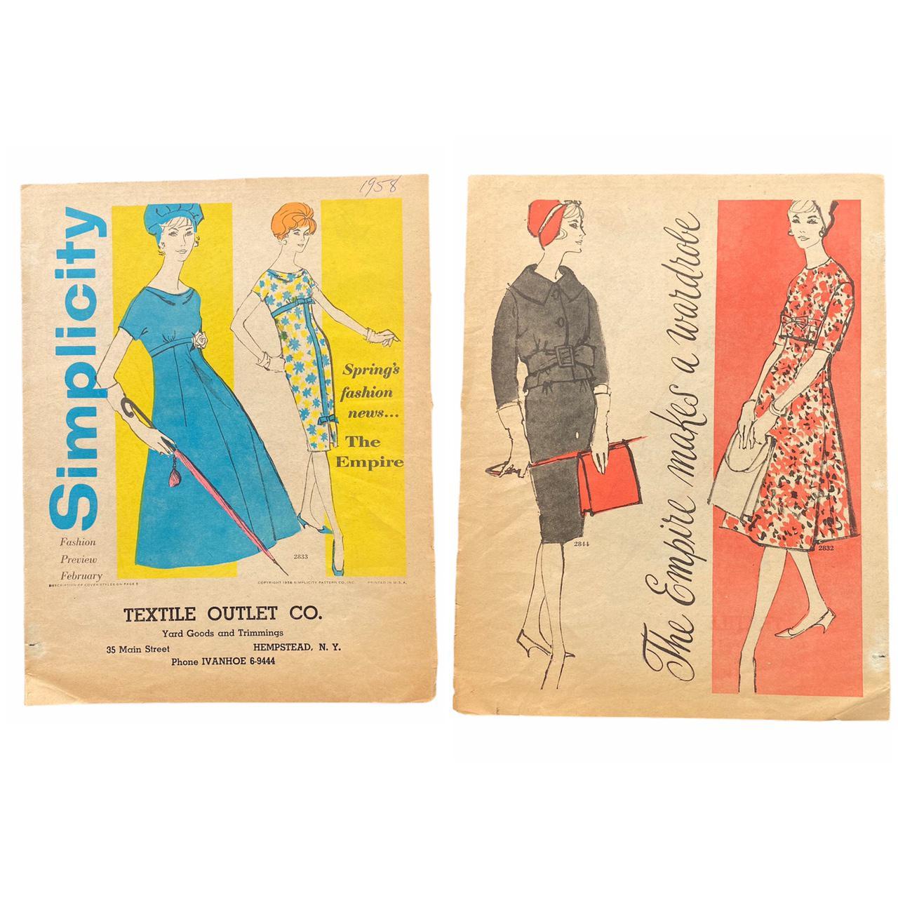 Printable Vintage Fashion Catalog Pages Vintage Fashion Graphics