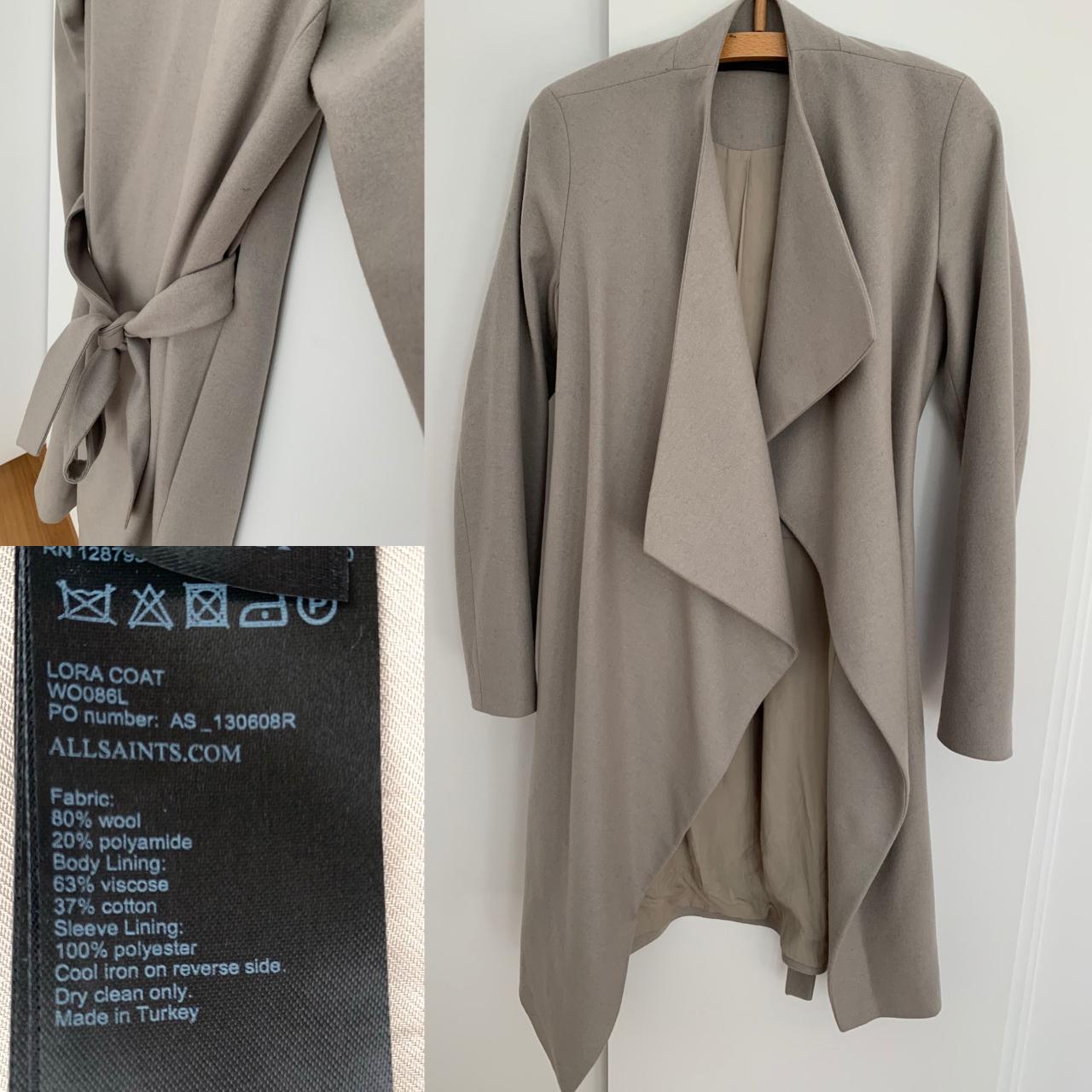 ura coat - boiled wool heather grey – Priory Shop