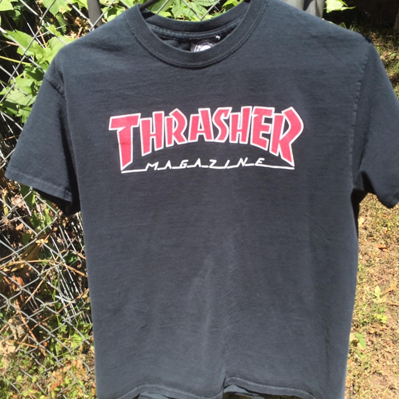 Vintage Thrasher Magazine Shirt Size Medium - Depop