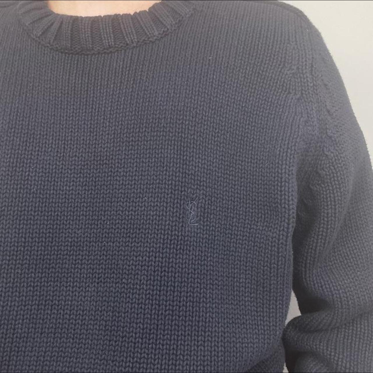 vintage ysl knit jumper