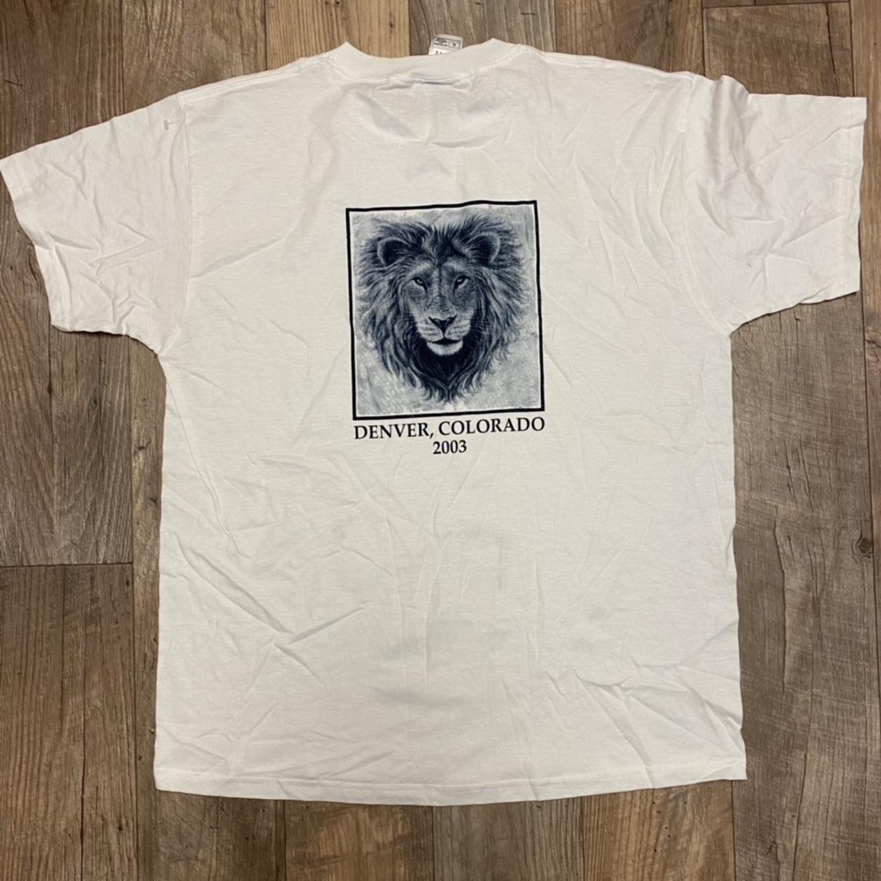 Vintage Y2K 2003 Lions Club Denver Colorado T-Shirt!... - Depop