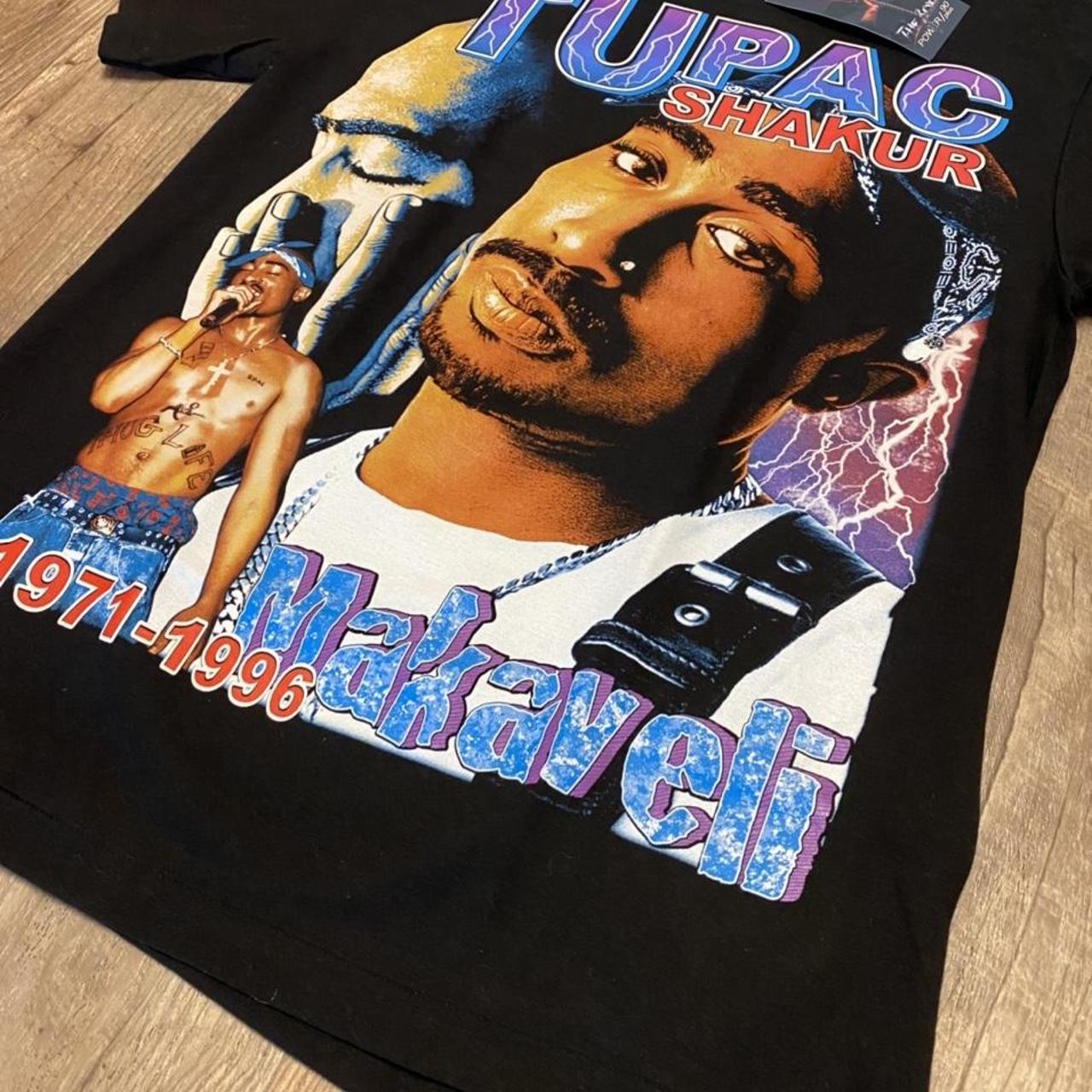 Single Stitch Tupac Makaveli bootleg rap tee! Brand... - Depop