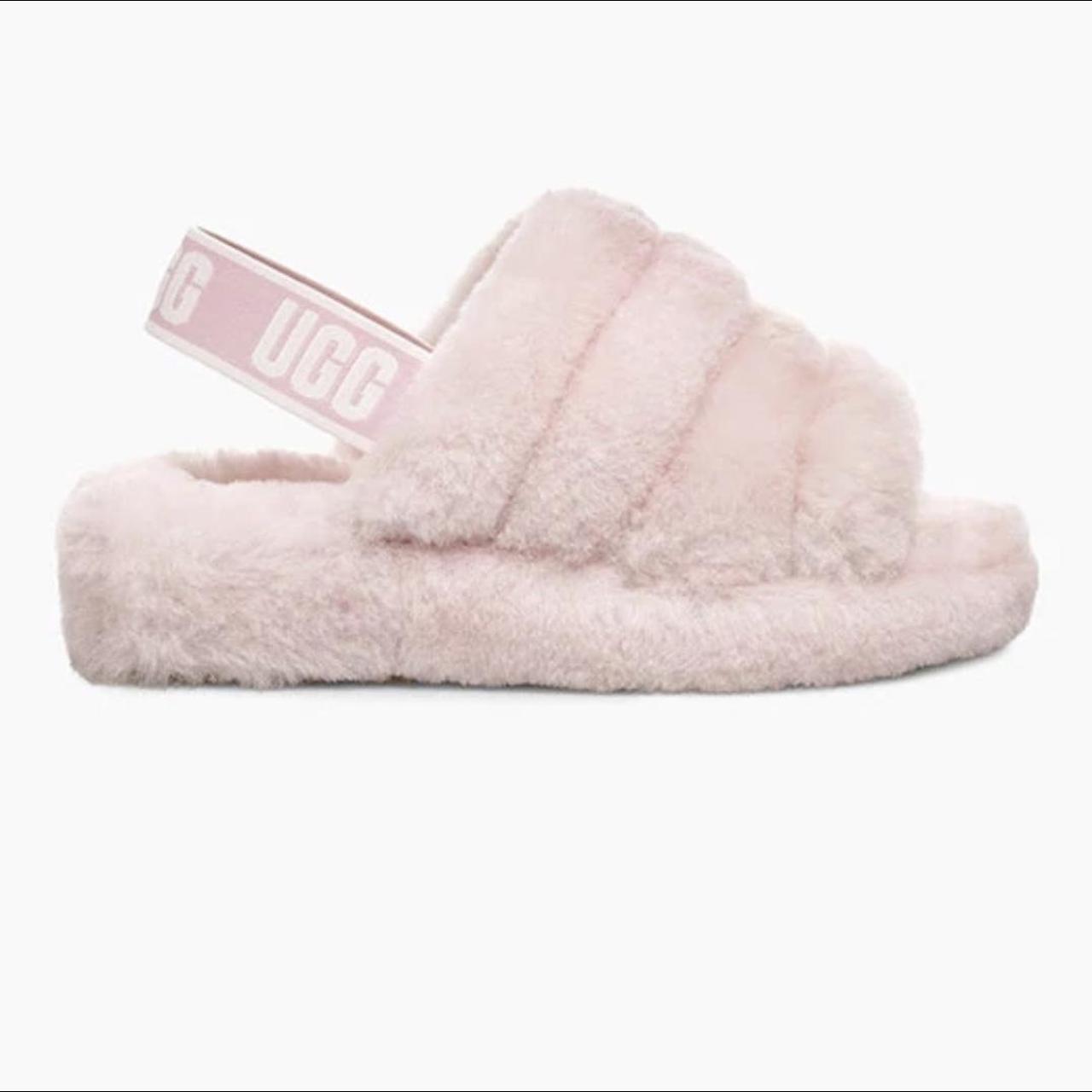 pastel ugg slides