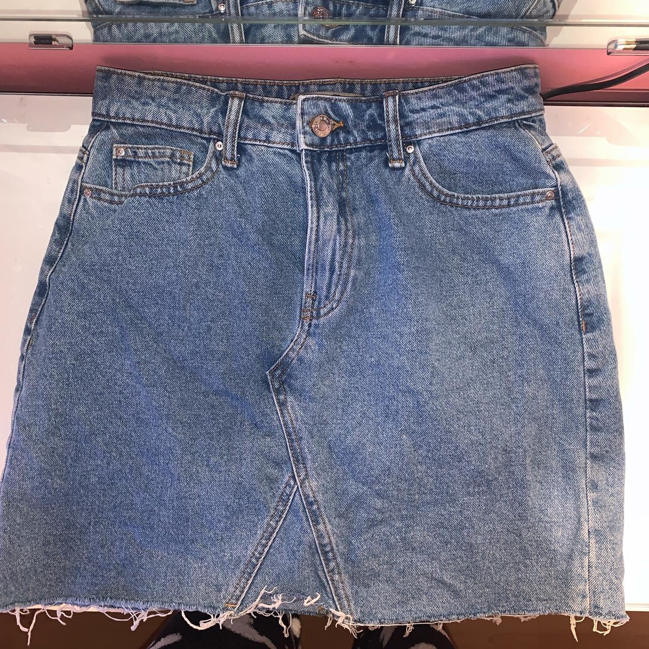 Primark denim skirt #skirt #denim - Depop