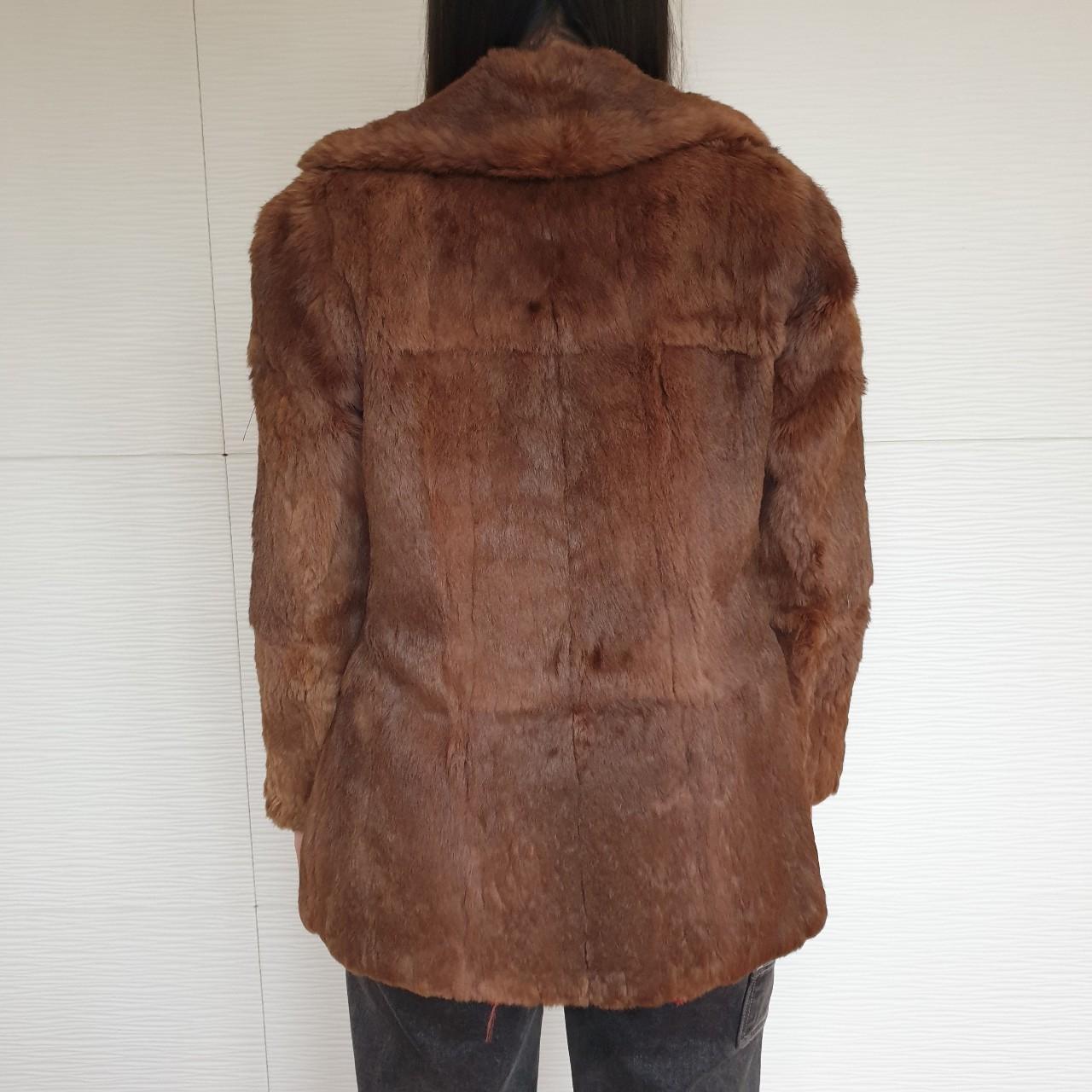 Brown faux fur coat. Solmar Melbourne. Size 14... - Depop