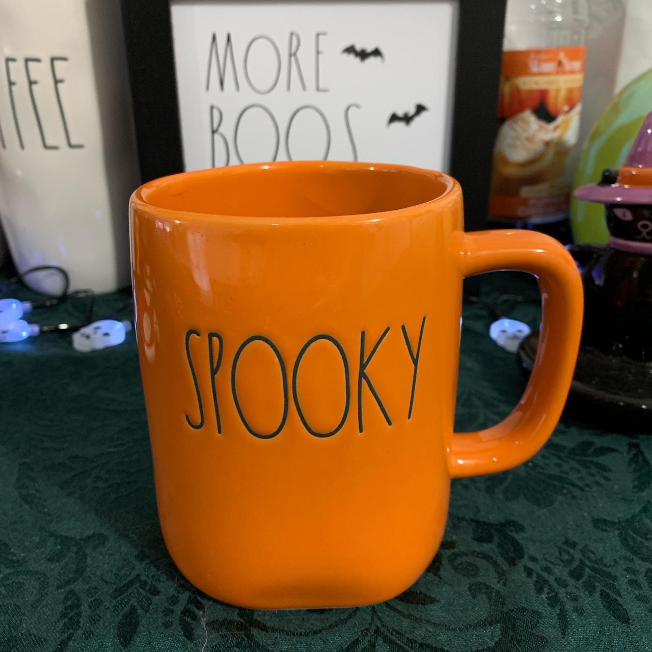 Rae dunn Spooky orange Halloween mug... - Depop