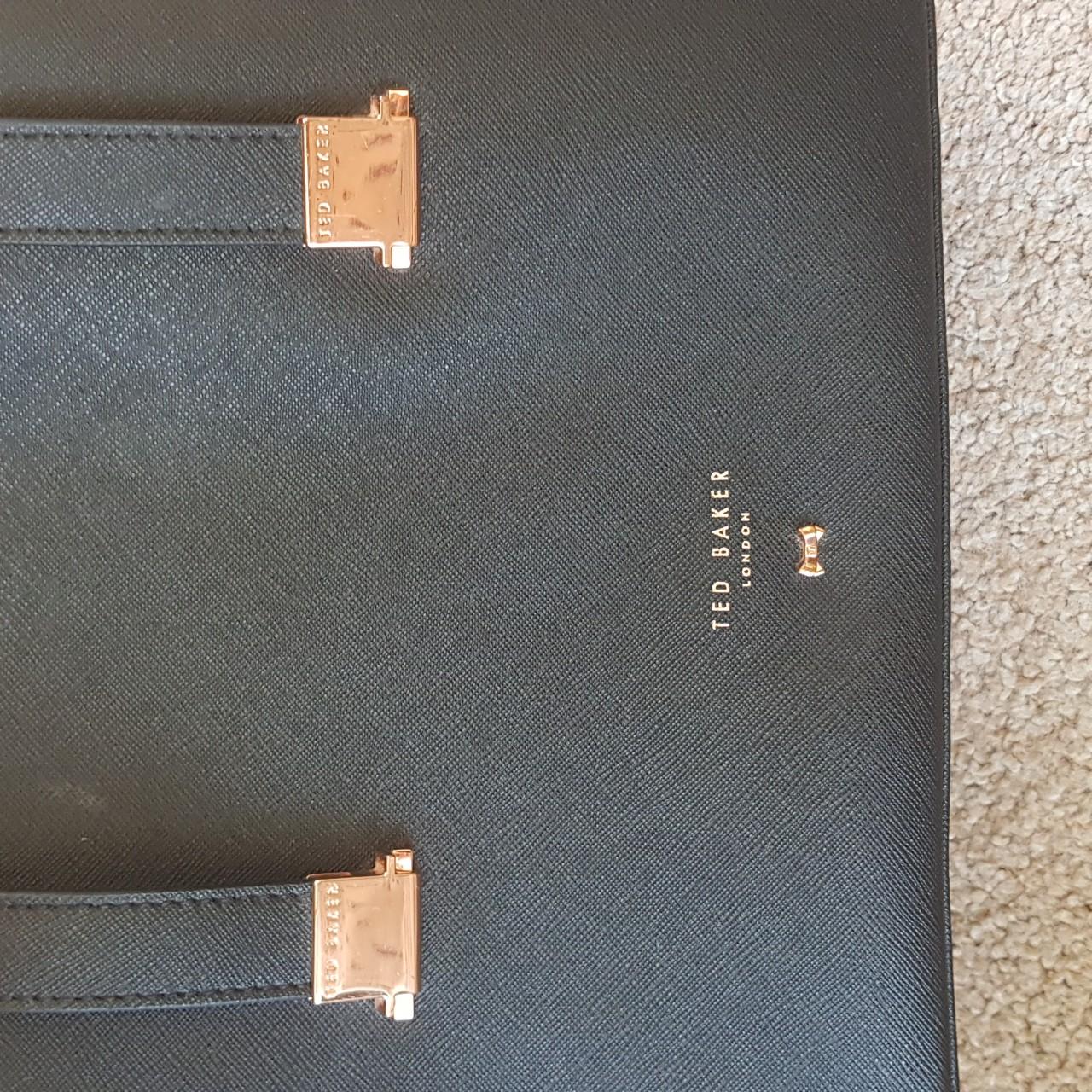 Ted baker black rose gold sales bag