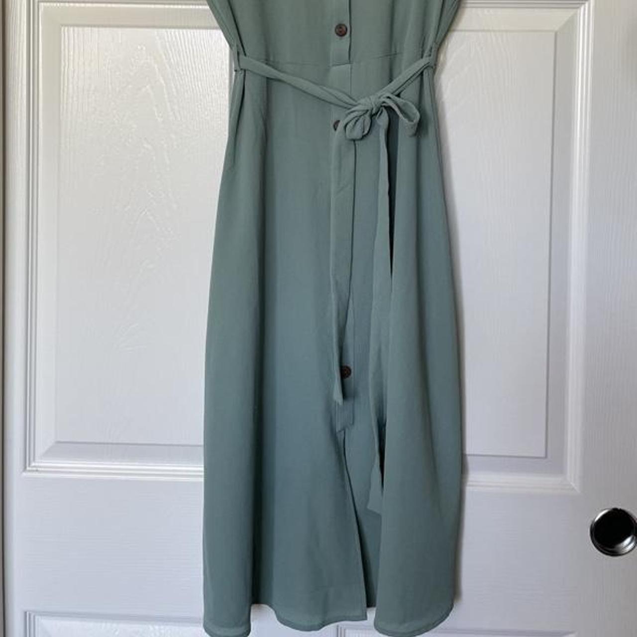 Monteau Women's Green Dress | Depop