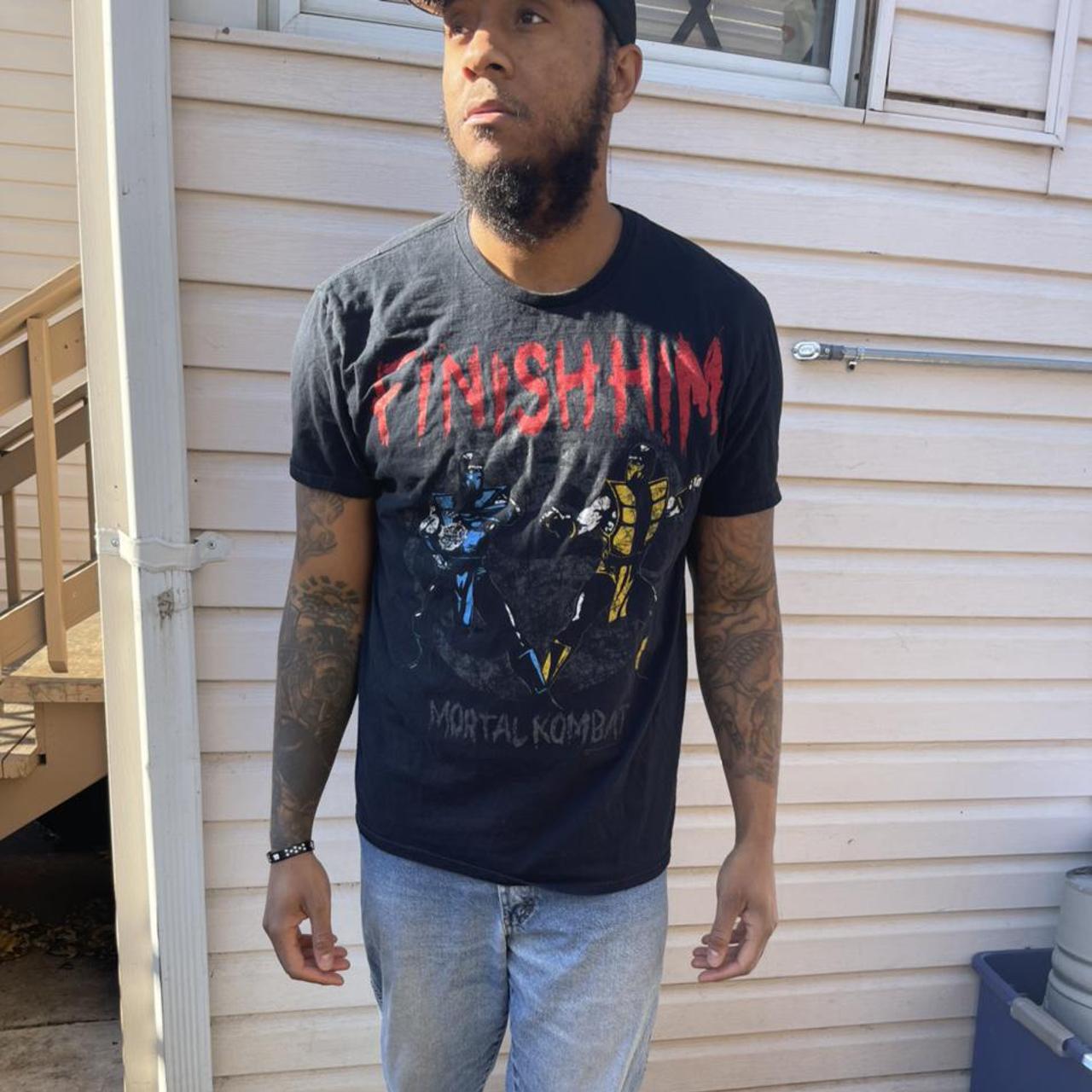 mortal kombat t shirt vintage