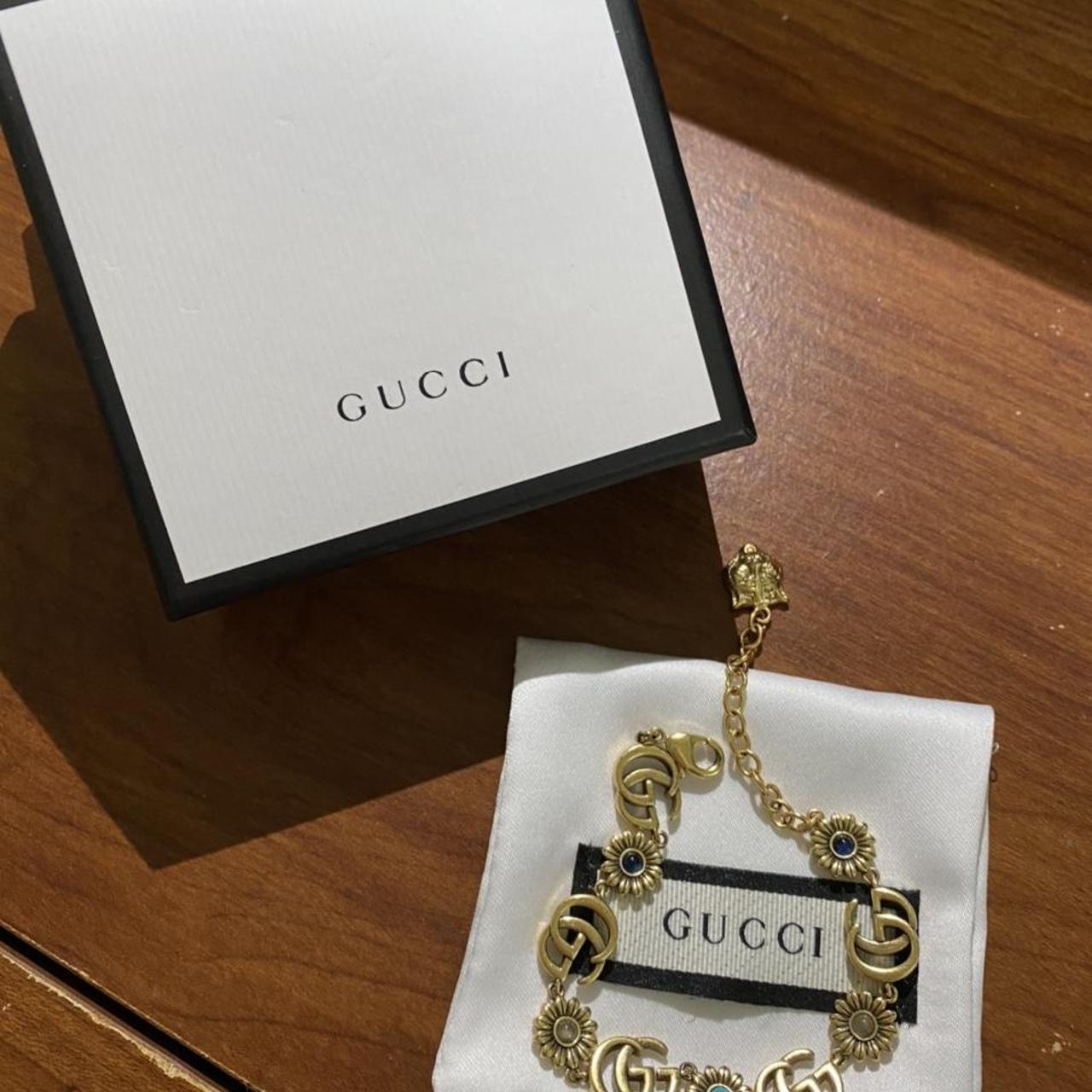 Gucci hot sale flower bracelet