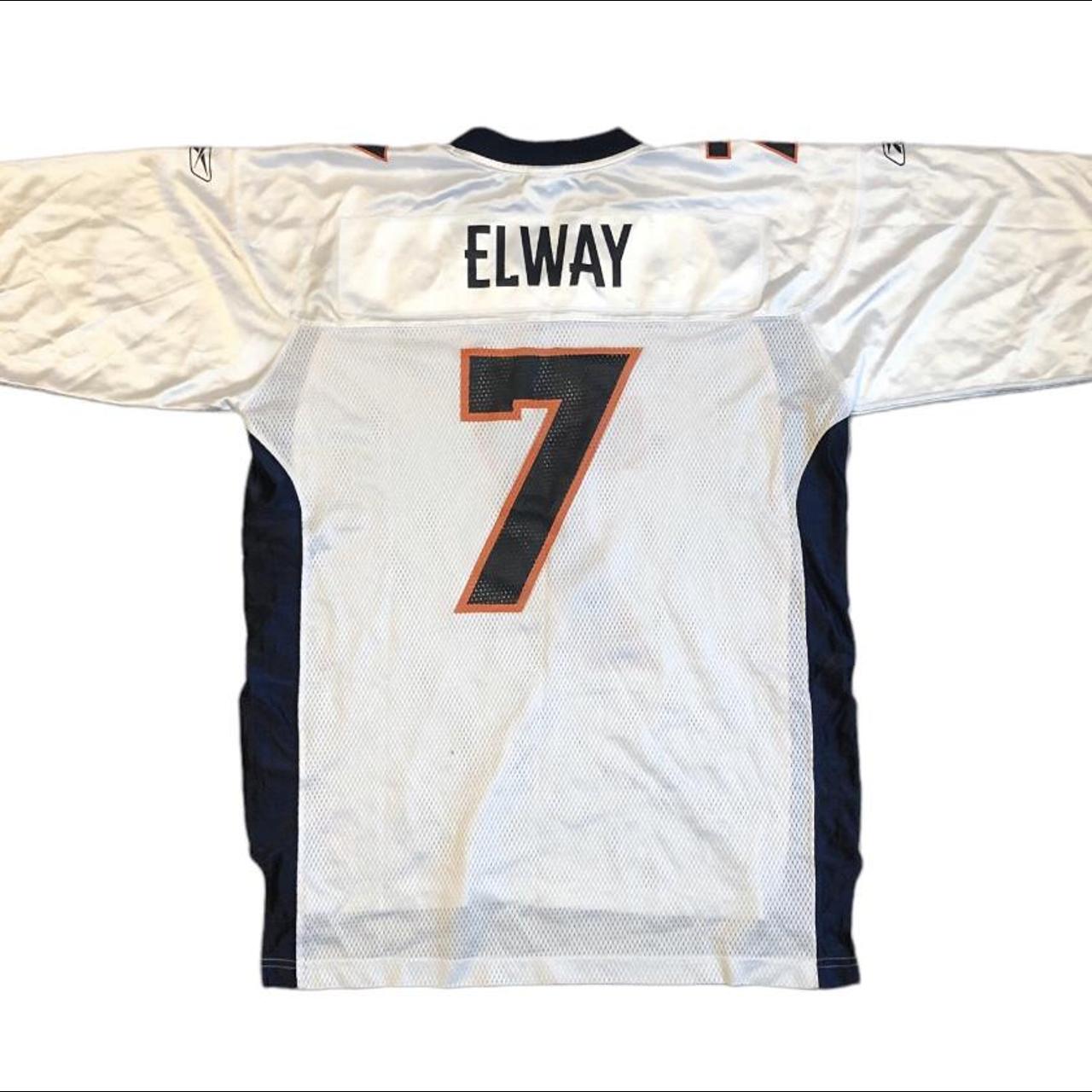 white elway jersey