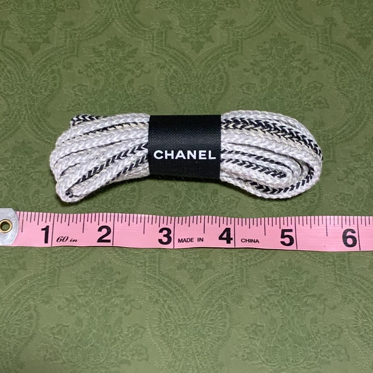 NEW CHANEL Shoelaces Multicolor Designer Woven Knit... Depop
