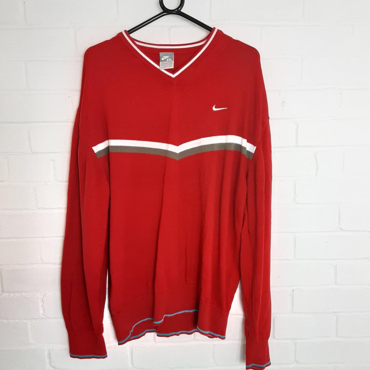 nike jumper red
