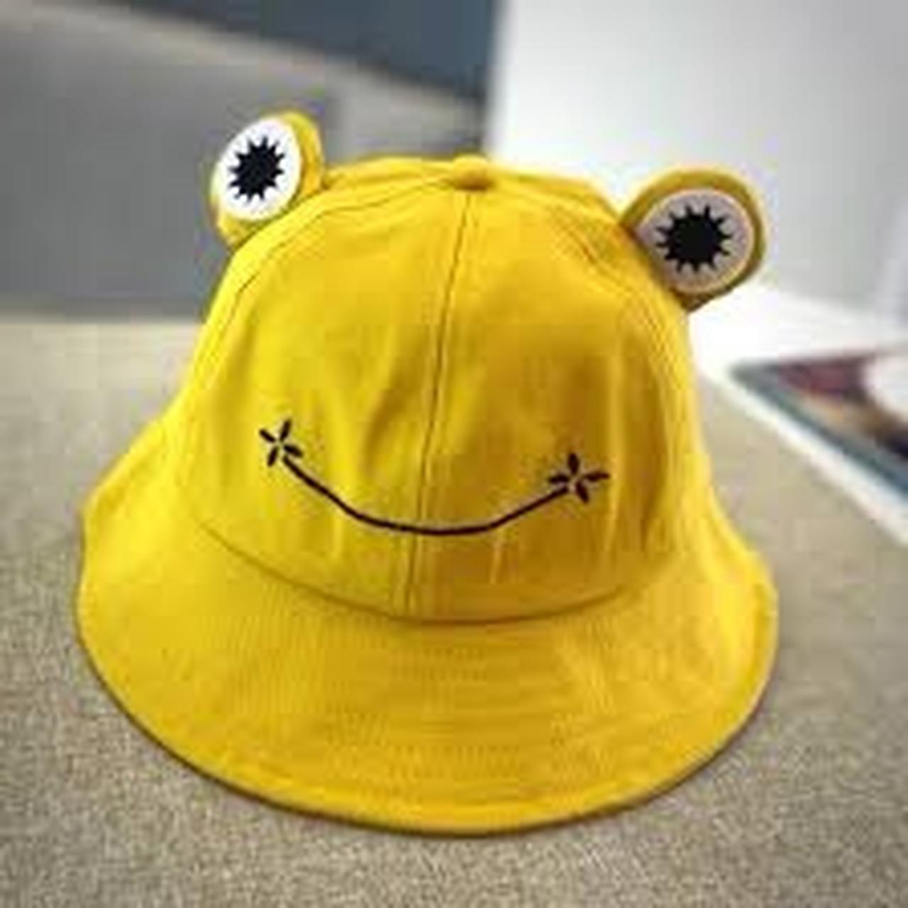 yellow frog bucket hat harry styles