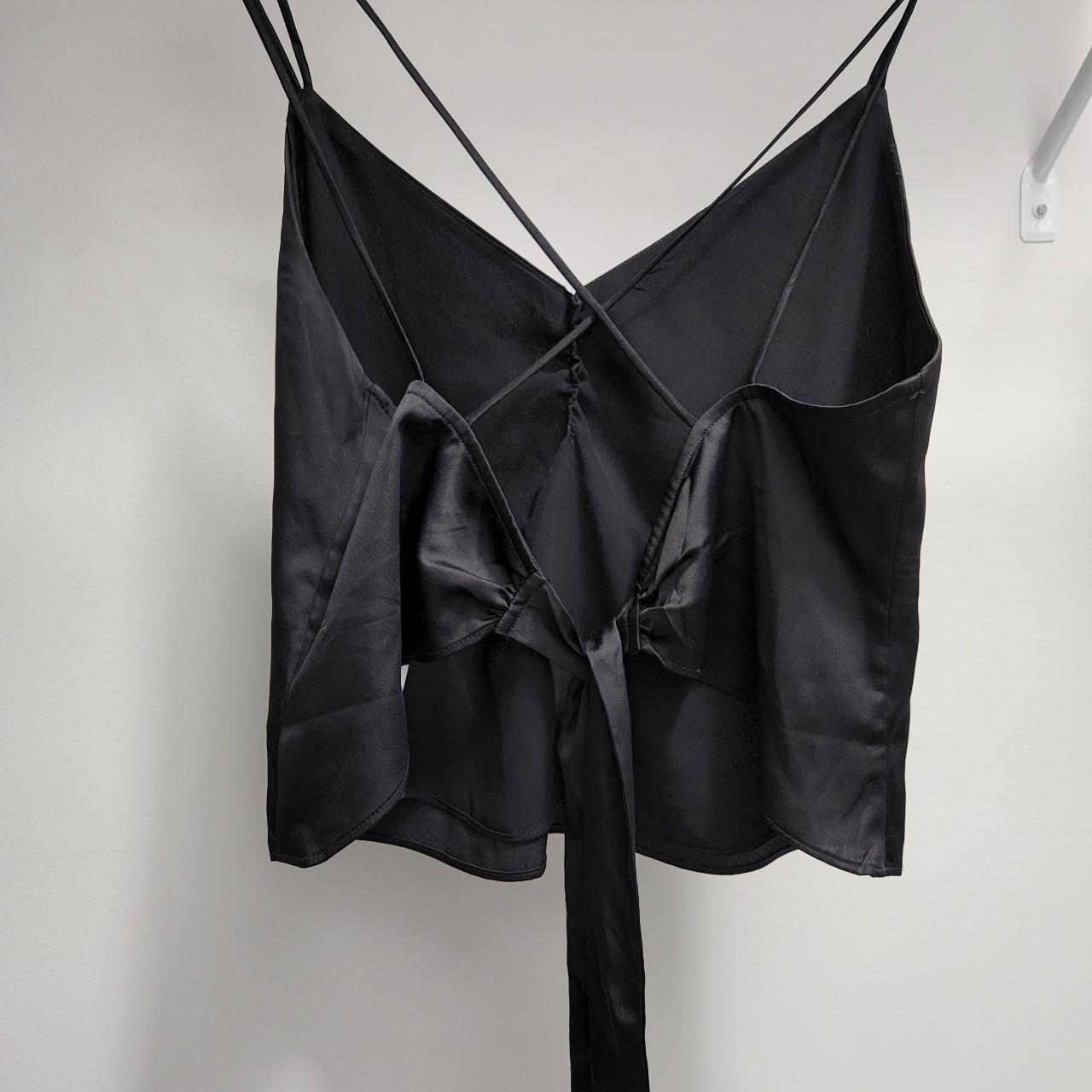 Express Women's Black Veststankscamis Depop