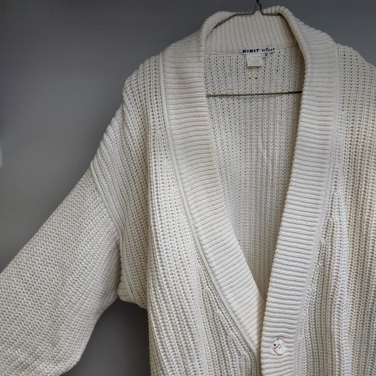 Women S White Cardigan Depop