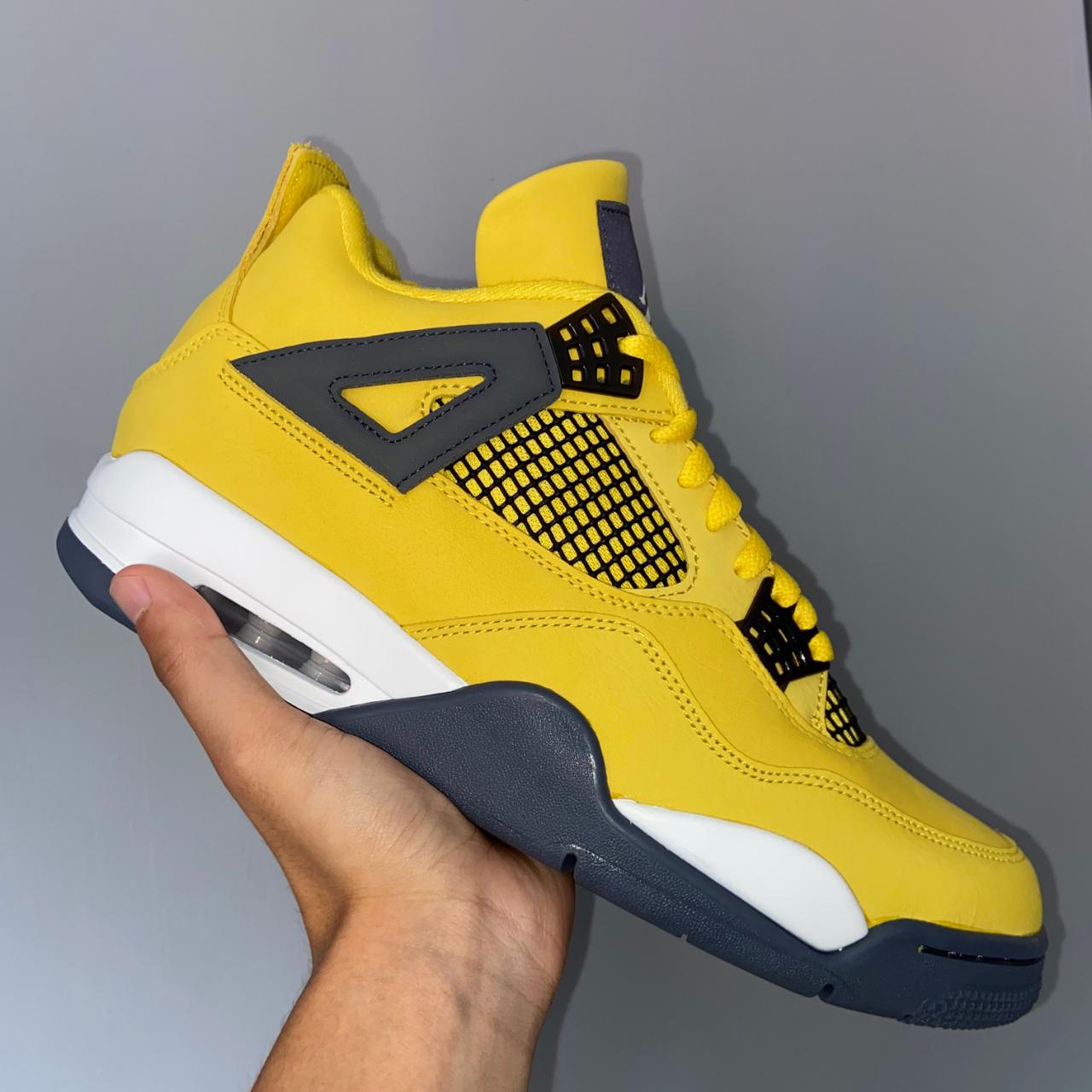 Jordan 4 Tour Yellow / Lightning 🟡 • £220 Inc... - Depop