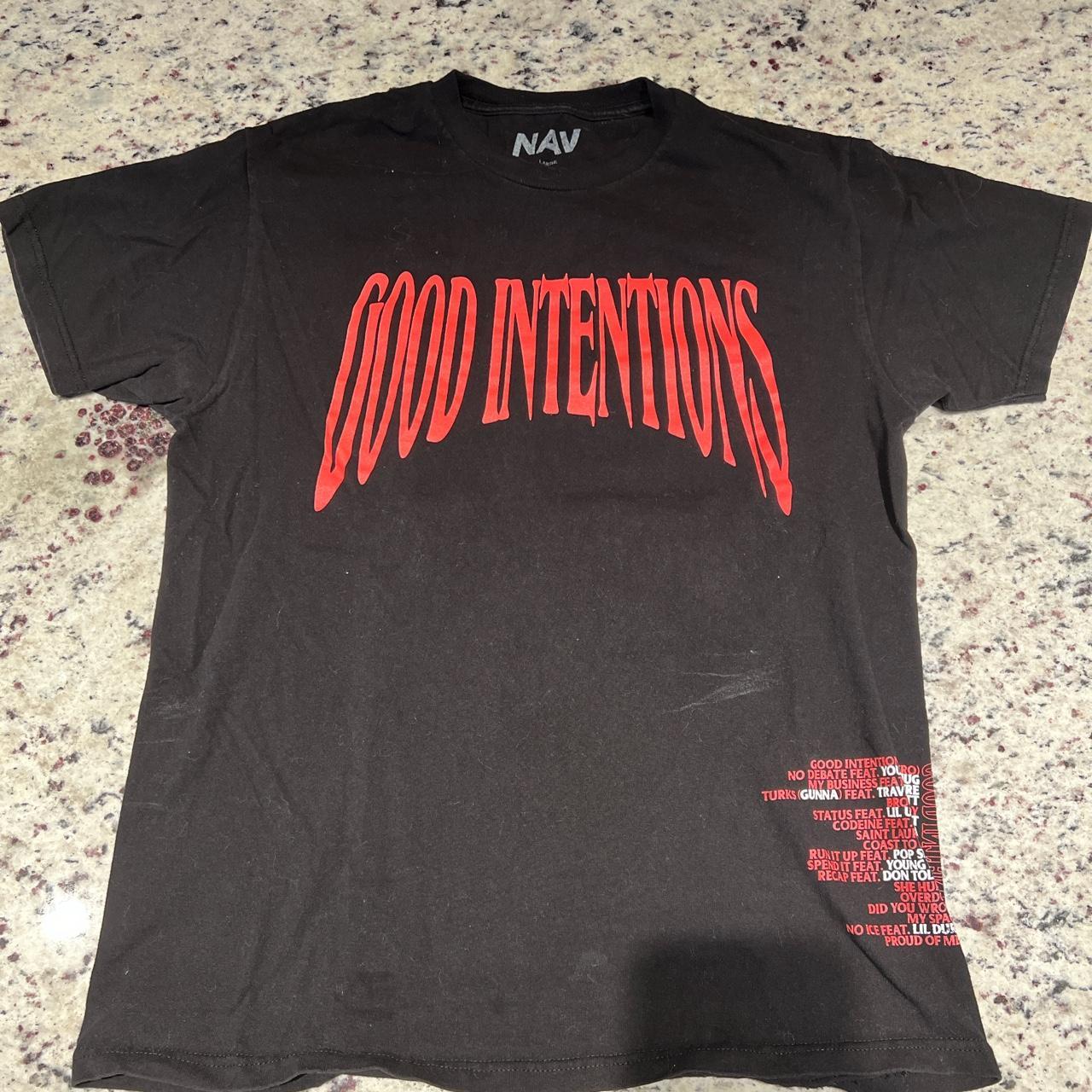 good intentions nav shirt