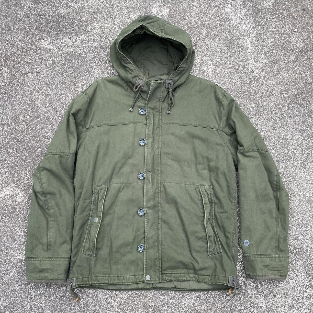 Men's Green and Khaki Jacket | Depop