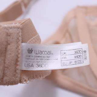 Wacoal 36DD delicate sheer nude lace mesh unlined - Depop