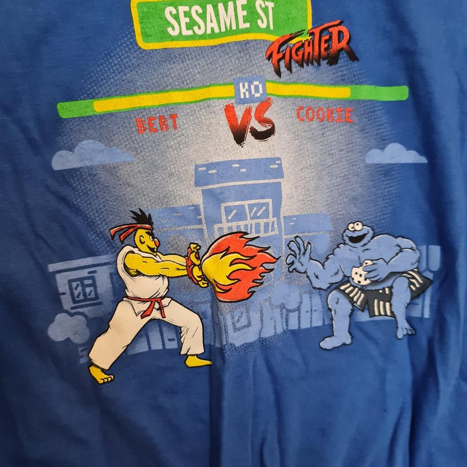 Vintage streetwear street fighter graphic tee from - Depop